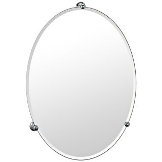 Gatco Oldenburg Chrome Finish Oval Wall Mirror   #P6589