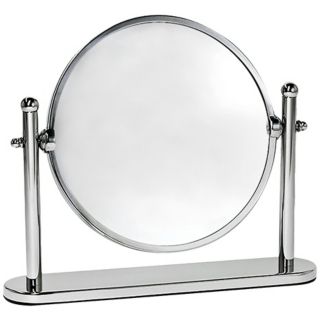Gatco Premier 10 1/2" Wide Chrome Table Mirror   #X6703