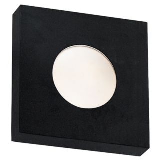 Burst Black Square 10" High Outdoor Ceiling or Wall Light   #96424
