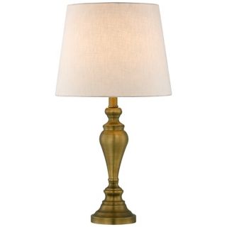 24"H Brass Finish Candlestick  Table Lamp   #T3833