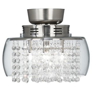 Possini Euro Design Crystal 11" Round Ceiling Fan Light Kit   #V0172