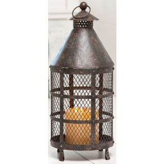 . Wire mesh sides. Candle not included. 29 1/4 high. 11 1/2 wide