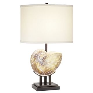 Nautilus Shell Bronze Finish Table Lamp   #67663