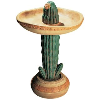 Desert Sombrero Birdbath   #20663