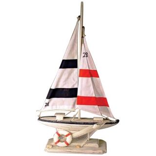 Newport Sloop Sailing Boat Decorative Accent   #K1897