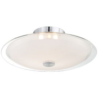 Possini Glass Disk 15" Wide Round Ceiling Light   #P1371