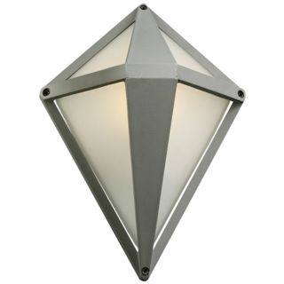 Aeros Diamond 12" High Silver Outdoor Wall Light   #Y7531