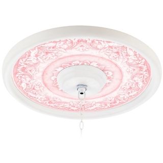 Camelot Manor Rose 16 Inch Wide White 4 Inch Opening Medallion   #G8175 G7703