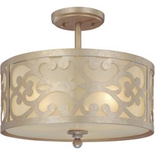 Nanti Collection Champagne Silver 14" Wide Ceiling Light   #K3403