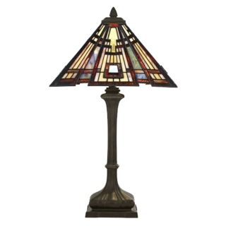 Classic Craftsman Tiffany Style Table Lamp   #21166