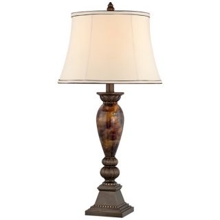 Kathy Ireland Home Mulholland 33" Marbleized Table Lamp   #T3772