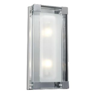 Nice Cube Frosted Glass 14" High ADA Wall Sconce   #H4264