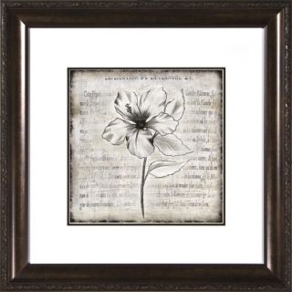 Charcoal Impressions II Under Glass 19 1/2" Square Wall Art   #H1916