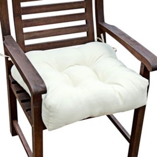 Light Tan 20" Square Outdoor Chair Cushion   #W6248