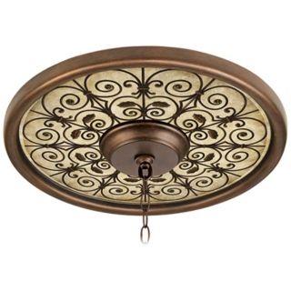 Madrid Clay 16" Wide Bronze Finish Ceiling Medallion   #02975 G7167