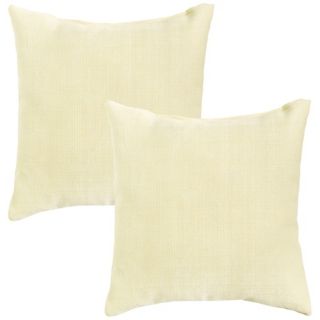 Set of 2 Tan Outdoor Accent Pillows   #W6234