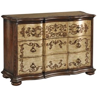 Livia Hand Painted Wood Accent Chest of Drawers   #W2581