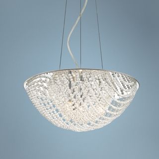 Possini Euro Design 17" Wide Crystal Modern Pendant Light   #V8383
