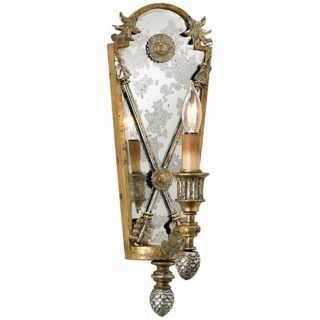 Currey and Company Napoli 17" High Plug In Wall Sconce   #P3829