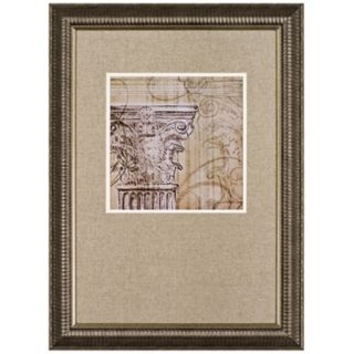 Ancient Column Right 30" High Wall Art   #J5961