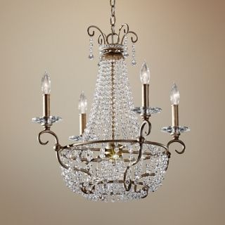 Murray Feiss Dutchess 22 1/2"  Wide Silver Chandelier   #X4107