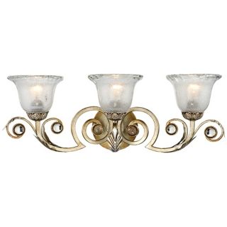 Kathy Ireland Tres Illuminacion Silver 26 1/2" Bath Light   #P5190