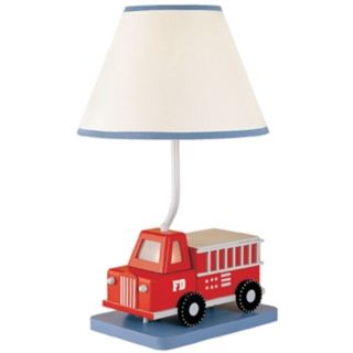 Five Alarm Fire Truck Table Lamp with Night Light   #45652