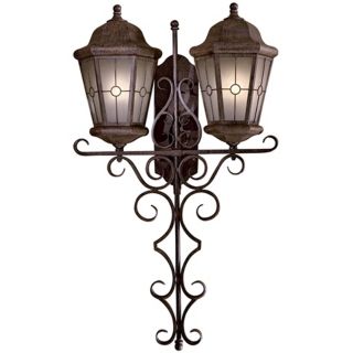 Taylor 23 1/4 Wide Scrolled Outdoor Double Wall Lantern   #06887
