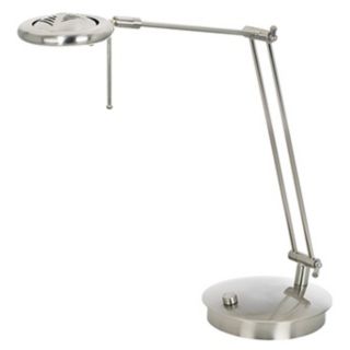 Lite Source Round Head Adjustable Halogen Desk Lamp   #15476