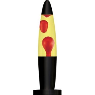 Black Base Red and Yellow Motion Lamp   #K3036