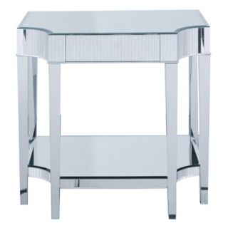 Mirrored Cinema Side Table   #T2251