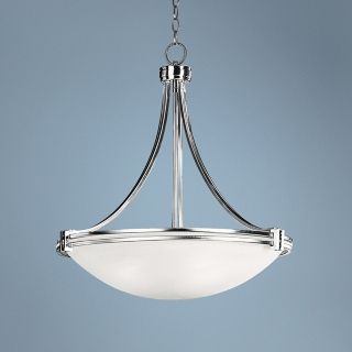 Possini Euro Deco Nickel 24 3/4 Wide Pendant Light   #85951