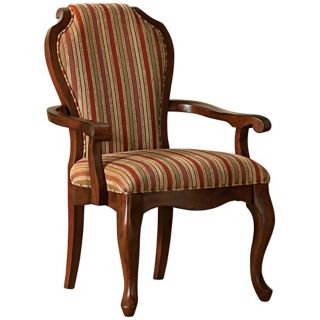 Kensington Stripe Wood Accent Chair   #T9614