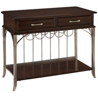 Bordeaux Espresso Serving Table   #W3218