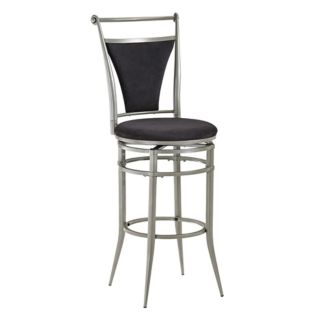 Hillsdale Cierra Black Swivel 30" High Bar Stool   #K8952