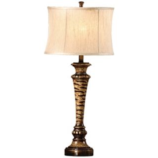 Brown, 31 In.   35 In., Transitional Table Lamps