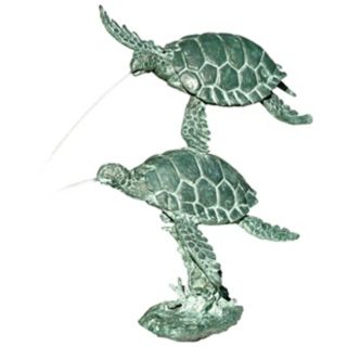 Frolicking Sea Turtles Fountain   #33911