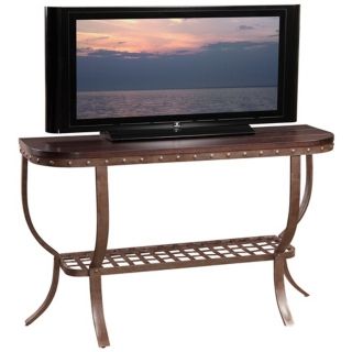 Sierra Wood and Metal Console Table   #Y4807