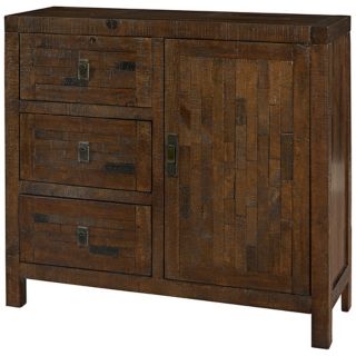 3 Drawer Reclaimed Wood Chest   #W9146