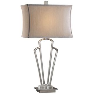 Uttermost Hazeltine Polished Nickel Table Lamp   #X0992