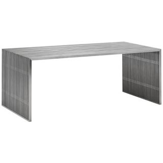 Zuo Novel Stainless Steel Dining Table   #V9275