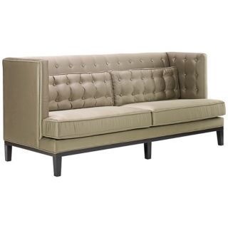 Noho Collection Champagne Satin Sofa   #T3942