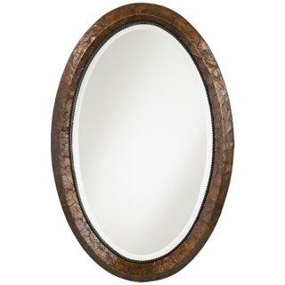 Capiz Shell Frame Vanity 34" High Wall Mirror   #N3491