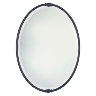 Murray Feiss Boulevard Collection Oval Wall Mirror   #15006