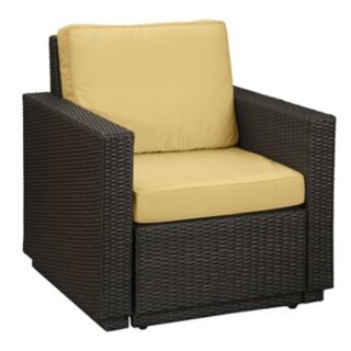 Riviera Brown Harvest Cushion Outdoor Arm Chair   #T1330