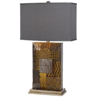Horizon Aerial Metallic Mix Table Lamp   #T2983