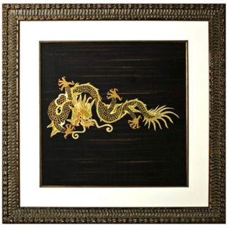 Disney Mulan Dragon Print Framed 43" Square Wall Art   #J2922