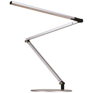 Koncept Gen 3 Z Bar Warm Light LED Modern Desk Lamp Silver   #V6894