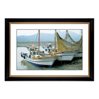 Fishing Boats Giclee 41 3/8" Wide Wall Art   #54072 80384