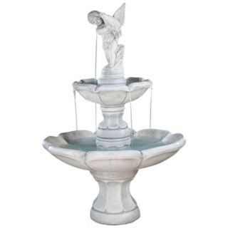 Large Gooseboy Two Tier Fountain   #95444